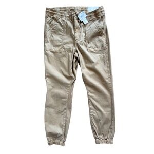 American Eagle Next Level Stretch Jogger Pants Khaki Tan women's Size 14 NWT